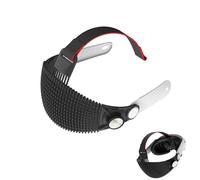 Lokyoyo Cinghia regolabile per la testa compatibile con Meta Quest 3/3S - Comfort e sollievo dalla pressione VR, supporto per giocare sdraiati per giocare e giocare (Nero)