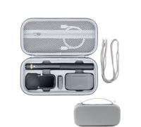 Lokyoyo Custodia da trasporto per Insta360 X6 Essentials Bundle, grigio | Custodia da viaggio antiurto in poliuretano con fodera morbida e tracolla, custodia completa per fotocamera X6 e accessori