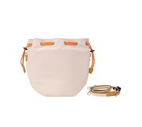 Lokyoyo Custodia in pelle in microfibra compatibile con droni DJI Mini Series, DJI Mini 4 Pro/Mini 4K/FLIP/Neo e custodia per filtro obiettivo, cavi dati, ecc. Piccoli droni e accessori, Bianco sporco