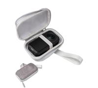 Lokyoyo Custodia per fotocamera Insta360 X6, grigio, Custodia resistente e | Cerniera semi-aperta per un accesso pronto al treppiede. Fodera in velluto felpato. La cinghia elastica blocca la fotocamera