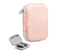 Lokyoyo Custodia per microfono per DJI Mic Mini borsa da viaggio, tasca in rete integrata, custodia portatile antiusura, rosa, Custodia rigida portatile, multicolore