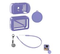 Lokyoyo Custodia protettiva in silicone compatibile con DJI Osmo Nano - Kit di protezione completo con copriobiettivo e cordino anti-smarrimento (viola)
