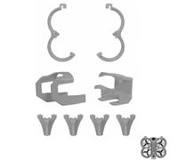 Lokyoyo Kit di protezione anti-collisione compatibile con DJI Neo 2, protezione elica, carrello di atterraggio, paraurti cardanico e protezione della coda (grigio, trasmettitore video non compatibile)