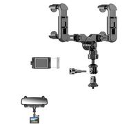 Lokyoyo Supporto per specchietto retrovisore da cruscotto, regolabile a 360°, per action camera e smartphone, universale, adatto al 99% dei veicoli, installazione senza attrezzi