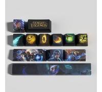 LOL 12 Tappi Tasti Profilo OEM Ergonomico, Materiale PBT OEM Profile Dye Sublimazione Layout, Compatibile con la maggior parte delle tastiere meccaniche Gamer (Ezreal)