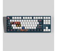 LOL 30 Tappi Tasti Profilo OEM Ergonomico, Materiale PBT OEM Profile Dye Sublimazione Layout, Compatibile con la maggior parte delle Tastiere Meccaniche (Miss Fortune)