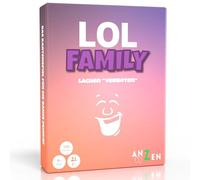 LOL FAMILY - Ridere vietato,Gioco di carte per tutta la famiglia a partire dagli 8 ai 10 anni,110 carte,Gioco da tavolo,Gioco per feste,Regalo per adulti e adolescenti