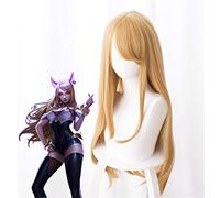 LOL KDA Ahri Parrucca Cosplay Star Guardian Ahri Capelli sintetici Carnevale di Halloween Anime Parrucche Parrucche Taglia unica