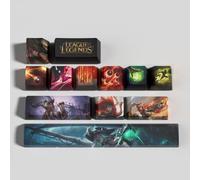 LOL - Set di 12 cappucci per tasti, PBT OEM Profile Dye Sublimazione per Tastiera Meccanica Gamer, per Giocatori PC (Miss Fortune)