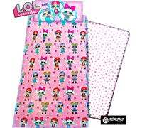 Lol Surprise Completo Lenzuola Angolo Letto Singolo 100% Cotone Bed Set LOL209