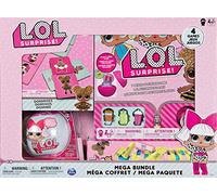 LOL Surprise Mega Confezione 4 Regali a Tema LOL, 1 Jumbling Tower, 1 Domino, 1 Puzzle, 1 Gioco da Tavolo, 6054449