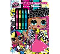 LOL Surprise OMG - Libro da colorare con 4 pastelli, 48 pagine