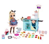 LOL Surprise OMG To-Go Diner Playset con Oltre 45 sorprese - Include funzioni di Cambio Colore e Bambola alla Moda Esclusiva, Miss Sundae - età: 4+ Anni