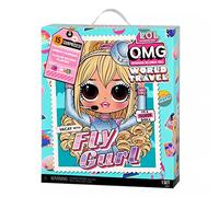 LOL Surprise OMG World Travel - Bambola alla moda FLY GURL - Con 15 sorprese tra cui vestito, scarpe, accessori da viaggio e altro - Confezione riutilizzabile - Da collezionare - Età: 4+ anni