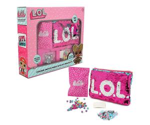 LOL surprise POCHETTE IN PAILLETTES REVERSIBILI E ACCESSORI PER CREARE BRACCIALI