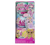 Lol surprise tots just add water: confezione con 3 bambole fantasy personalizzabili e più di 25 sorprese