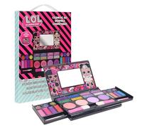 LOL Surprise! Townley Girl Set cosmetico compatto con specchio 14 lucidalabbra, 4 fard, 4 pennelli, 8 ombretti Kit di bellezza per trucco portatile pieghevole colorato per ragazze