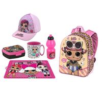 LOL Surprise Zainetto Zaino 3D Portamerenda Borraccia Tazza Cappello Bambina
