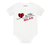 Lol t-shirt Body Neonato Io tifo Milan Manica corta idee regalo (6 mesi)