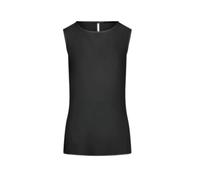 Lola by Sandro Ferrone blusa smanicata in georgette nero S
