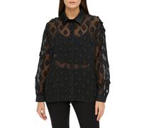 Lola by Sandro Ferrone camicia in georgette nero