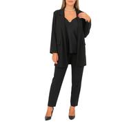 Lola by Sandro Ferrone giacca blazer con strass nero