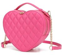 lola Mae Borsa a tracolla a forma di cuore per donne, con cerniera