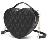 lola Mae Borsa a tracolla a forma di cuore per donne, con cerniera