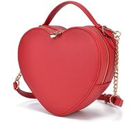 lola mae Borsa a tracolla a forma di cuore per donne, con cerniera