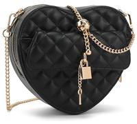 lola Mae Borsa a tracolla a forma di cuore per donne, con cerniera, Small