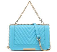 lola mae - Borsa a tracolla da donna, alla moda, trapuntata, con tracolla a catena convertibile, stile classico