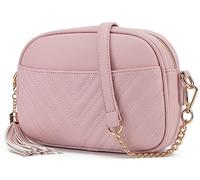 lola mae Borsa a tracolla trapuntata, borsa a tracolla dal design alla moda, Small