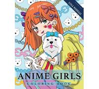 Lola Pastelle Anime Girls Coloring Book (Tascabile)