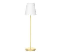 LOLA SLIM - Lampada solare da esterno a LED, ricaricabile, con telecomando, altezza 180 cm, in ottone New Garden