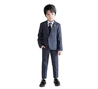 LOLANTA Completo da Ragazzi 2 Pezzi Blazer e Pantaloni per Bambini, Abbigliamento per Il Tempo Libero o Abito da Festa di Nozze, Blu, 12-13 Anni, 170