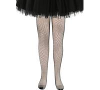 LOLANTA Confezione da 2 collant a rete per ragazze, collant con strass luccicanti per bambini, Calze a rete, Nero medio, 8-13 anni, XL