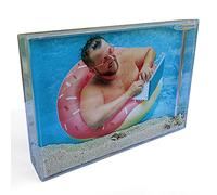 LolaPix Cornice di Sabbia. Cornice Fotografica Personalizzata. Cornice Fotografica Originale. Dimensione 10x15cm. Cornice di Sabbia