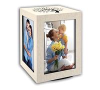 LolaPix Cubo fotografico rotante. Cornici fotografiche personalizzate. Cornici multiple. Decorazione per la casa. Albero della vita personalizzato. Cornice per foto 10x15. GRANDE ALBERO.