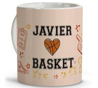 LolaPix Regali originali per il basket. Tazza da basket. Regali per sportivi. Tazze originali da regalare. Tazze personalizzate. Tazza in ceramica da 330 ml. Basketball