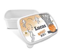 LolaPix Scatola di merenda Scuola. Regali Personalizzati. Scatola di Snack con Nome. Adatto al microonde e Privo di BPA, ftalati e Metalli Pesanti. Vari Disegni. Basket