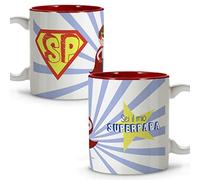 LolaPix Tazza Miglior Padre. Tazza papà. Originali tazze da colazione. Tazza in ceramica 330 ml. Regali con frasi. Sei il mio superpapa