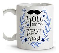 LolaPix Tazze per i genitori. Tazze divertenti. Originali tazze da colazione. Tazza in ceramica 330 ml. Regali con frasi. You are the best