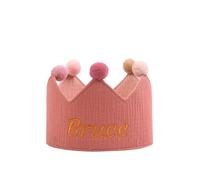 LoLaTide Corona di compleanno personalizzata per bambini Birthday Crown riutilizzabile per bambini con numero 0-9 Decorazione di ricambio Decorazioni di compleanno per bambini e bambine