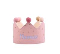 LoLaTide Corona di compleanno personalizzata per bambini Birthday Crown riutilizzabile per bambini con numero 0-9 Decorazione di ricambio Decorazioni di compleanno per bambini e bambine