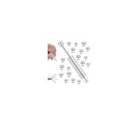 LOLIAS 14G Palline Piercing Pinze Strumento Acciaio Inox Gioielli Piercing Kit per Il Naso Setto Labbro Lingua Sopracciglio Orecchio Ombelico 3/4/5mm
