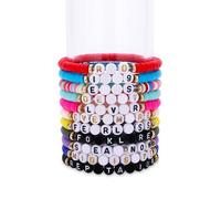 Lolileo T Singer Gifts - Set di 11 braccialetti T Singer, braccialetti dell'amicizia, reputazione del, braccialetti dell'amicizia ispirati alla musica, regali per fan T Singer Merchandise Jewellery