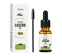 L'olio di ricino biologico nasconde le sopracciglia sottili, rivelando più piene, ciglia più spesse, crescita dei capelli, freddo, senza esano, idrata asciutta, 10 ml di rilassamento muscolare spalla