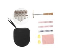 LOLIPPYY 1 set Kalimba Trasparente Strumento Musicale Portatile per Iniziare Piano per Dita per Adulti e per Natale e Compleanni Design Ergonomico e Leggero