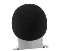 LOLIPPYY 10 pezzi Copri Microfono in Antivento Spessa Protettiva per Ktv Conferenze Isolamento Rumore e Protezione da Urti e Soffi Nero Traspirante per Audio