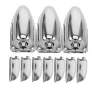 LOLIPPYY 10 pezzi Orecchie Metalliche per Rullante e Grancassa Accessori Batteria Regolabili in Metallo Argento Compatibili con Vari Modelli e Marche Supporto Stabile e Facile da